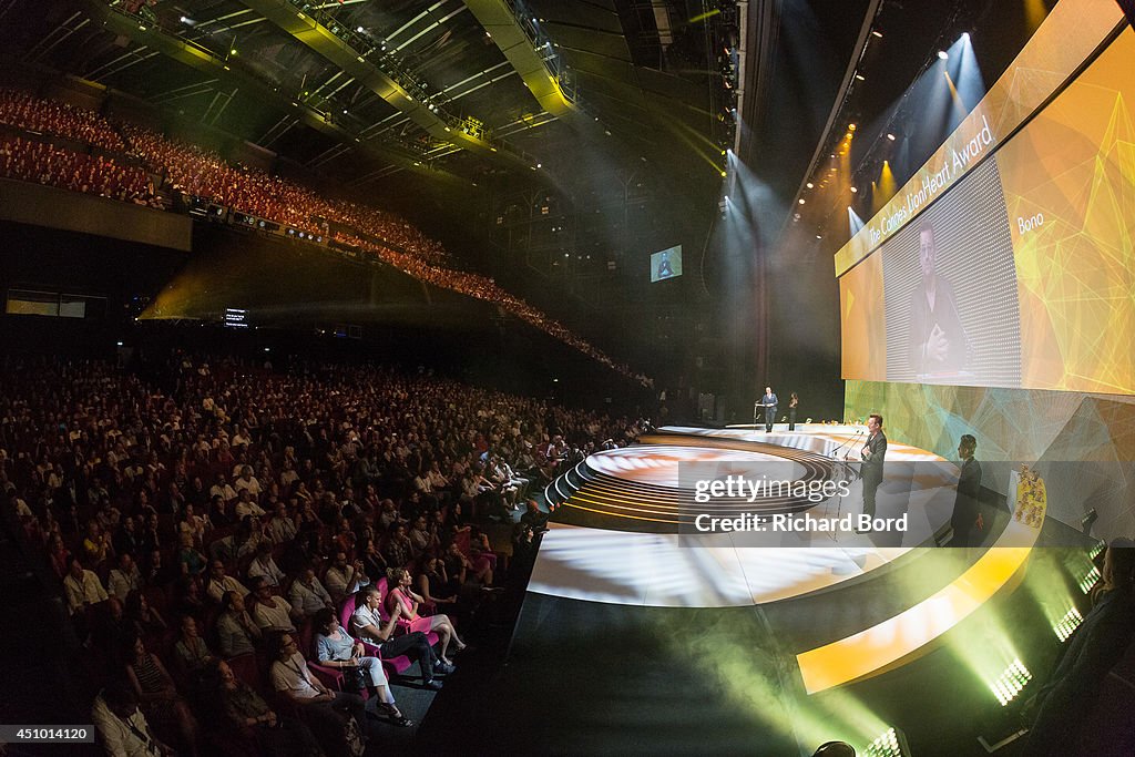 Bono and Jonathan Ive Seminar At The 2014 Cannes Lions