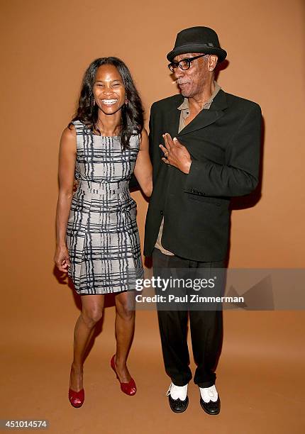 Founder of the Black Film Festival, Nicole Friday and actor Thomas Jefferson Byrd attend the "Spike Lee...Ya Dig!" career retrospective and...