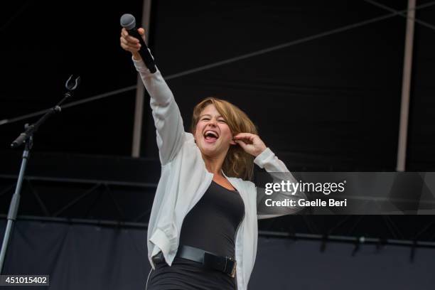 Selah Sue performs on stage at Hurricane Festival on June 21, 2014 in Scheessel, Germany.