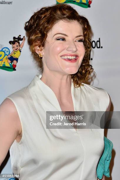 Actress Rebecca Wisocky arrives at the premiere of 'LA GOLDA' at The Crest on June 21, 2014 in Los Angeles, California.