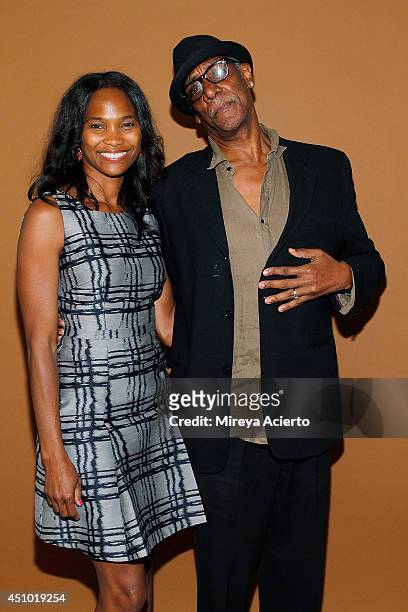 Nicole Friday and Thomas Jefferson Byrd attend the "Spike Lee...Ya Dig!" career retrospective and celebration during the 2014 American Black Film...