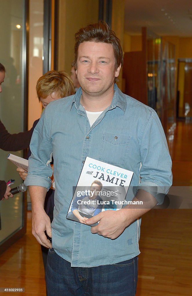 Jamie Oliver Book Presentation And Press Conference