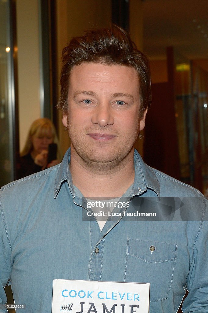 Jamie Oliver Book Presentation And Press Conference