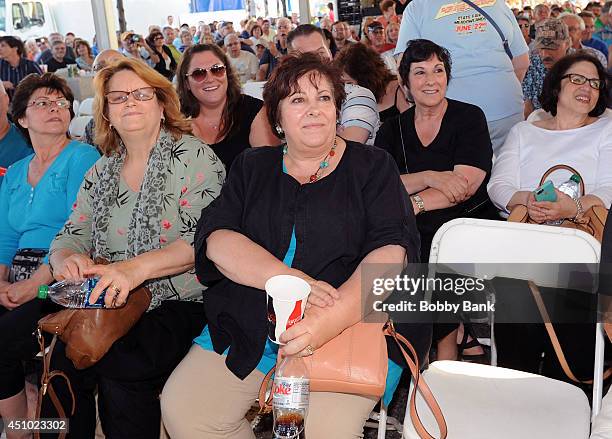 Johanna Antonacci and Leta Gandolfini attends SiriusXM's "Cousin Brucie's Second Annual Palisades Park Reunion" at State Fair Meadowlands on June 21,...