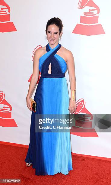 Singer Ximena Sarinana arrives at the 2013 Latin Recording Academy Person Of The Year Tribute Honoring Miguel Bose at the Mandalay Bay Convention...