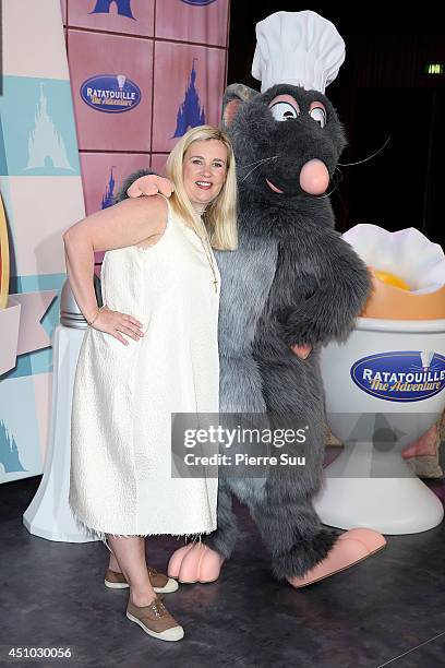 Helene Darroze attends the launch of 'Ratatouille:The Adventure' at Disneyland Resort Paris on June 21, 2014 in Paris, France.