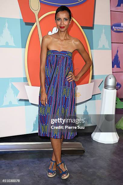 Sonia Rolland attends the launch of 'Ratatouille:The Adventure' at Disneyland Resort Paris on June 21, 2014 in Paris, France.