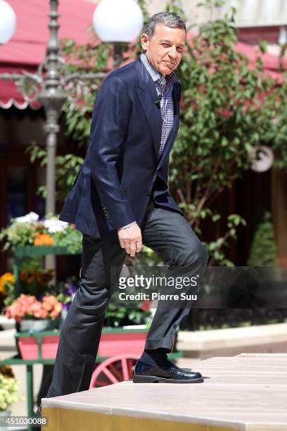 Chairman of the Walt Disney Company Robert A Iger attends the launch of 'Ratatouille:The Adventure' at Disneyland Resort Paris on June 21, 2014 in...