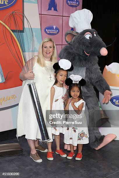 Helene Darroze attends the launch of 'Ratatouille:The Adventure' at Disneyland Resort Paris on June 21, 2014 in Paris, France.