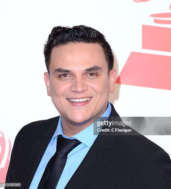 Silvestre Dangond arrives at the 2013 Latin Recording Academy Person Of The Year Tribute Honoring Miguel Bose at the Mandalay Bay Convention Center...
