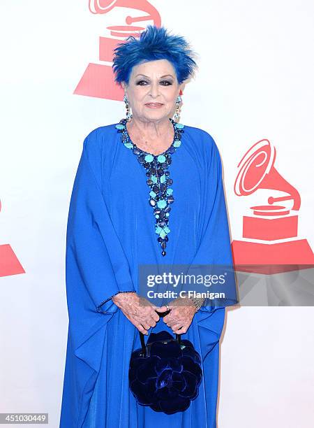 Actress Lucia Bose arrives at the 2013 Latin Recording Academy Person Of The Year Tribute Honoring Miguel Bose at the Mandalay Bay Convention Center...