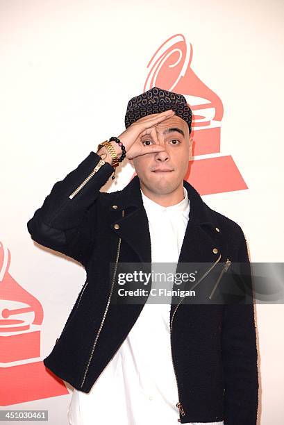 Milkman arrives at the 2013 Latin Recording Academy Person Of The Year Tribute Honoring Miguel Bose at the Mandalay Bay Convention Center on November...