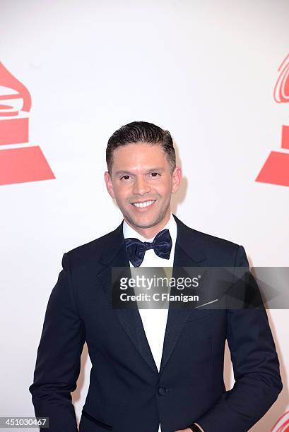 Personality Rodner Figueroa arrives at the 2013 Latin Recording Academy Person Of The Year Tribute Honoring Miguel Bose at the Mandalay Bay...