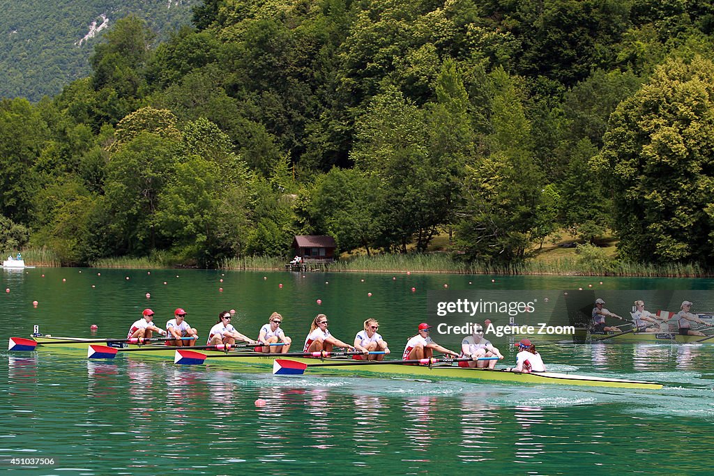2014 World Rowing Cup II: Aiguebelette - Day Three