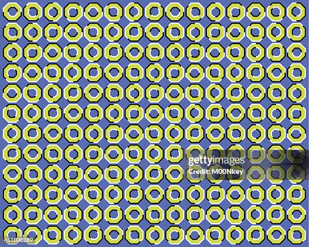 optical illusion of motion - illusion stock illustrations
