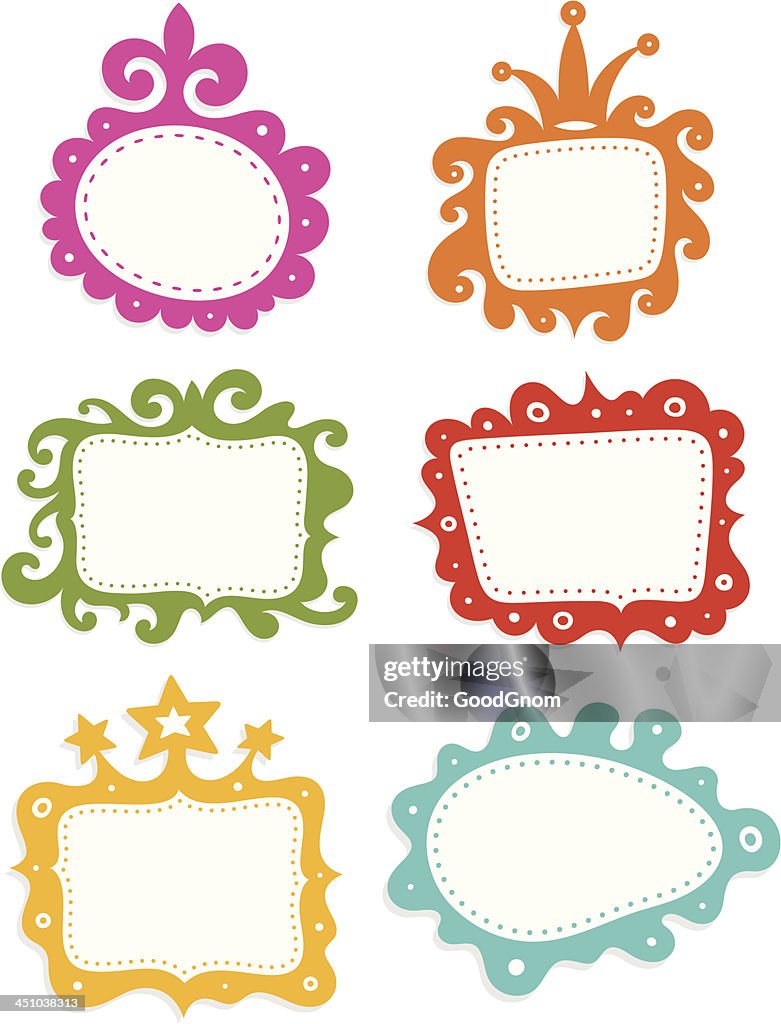 Funcky Frame Funky Frames Set High-Res Vector Graphic - Getty Images