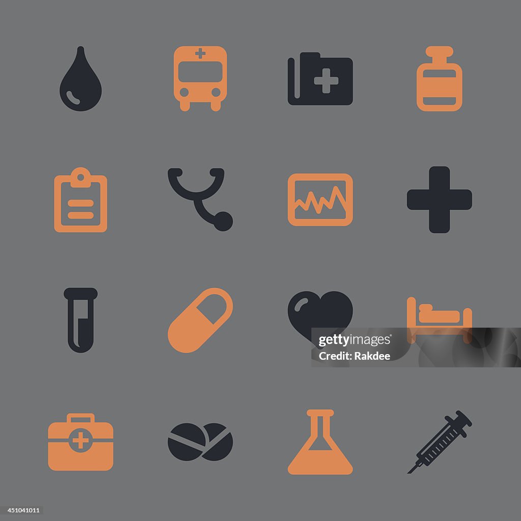 Medical Sign Icons - Color Series | EPS10
