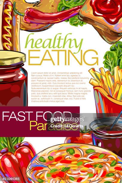 beautiful food frame - jam texture stock illustrations