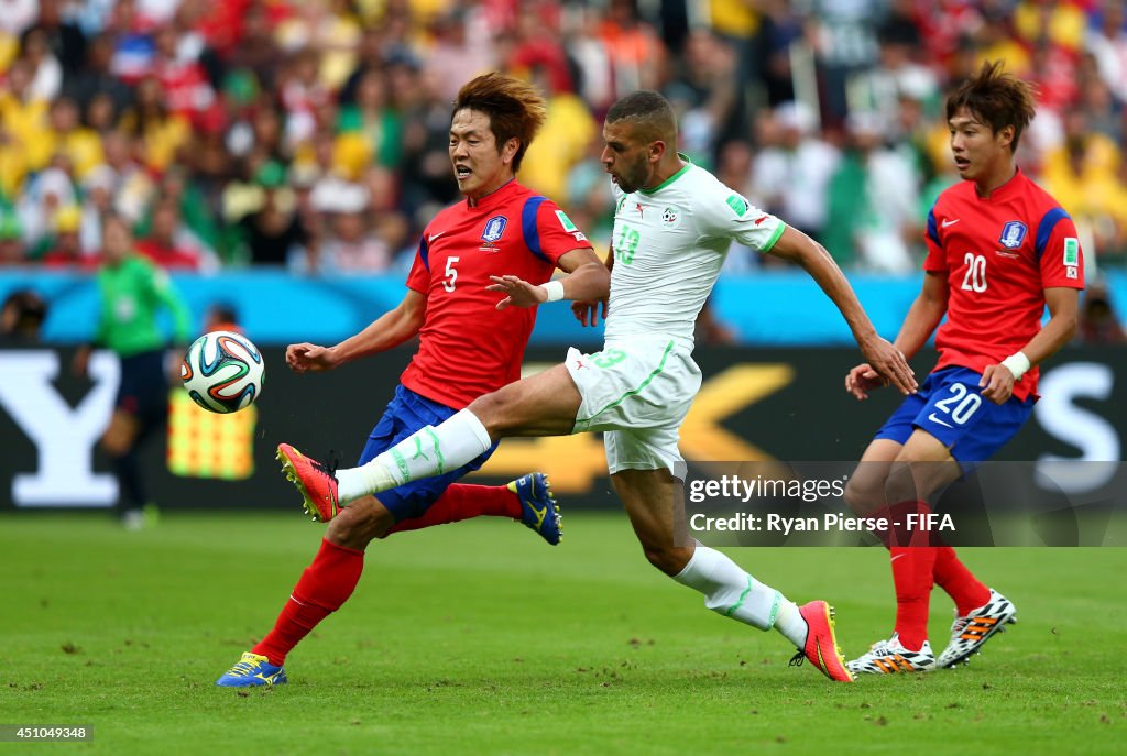 Korea Republic v Algeria: Group H - 2014 FIFA World Cup Brazil