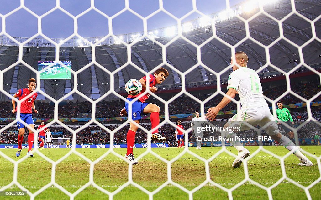 Korea Republic v Algeria: Group H - 2014 FIFA World Cup Brazil