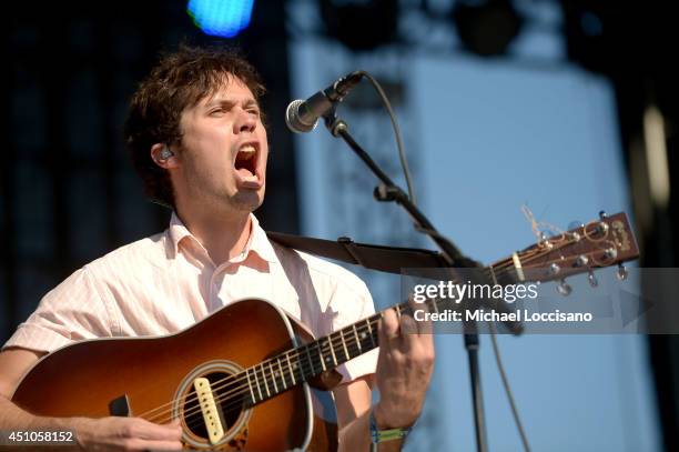 Ernest Greene of Washed Out performs onstage during day 4 of the Firefly Music Festival on June 22, 2014 in Dover, Delaware.