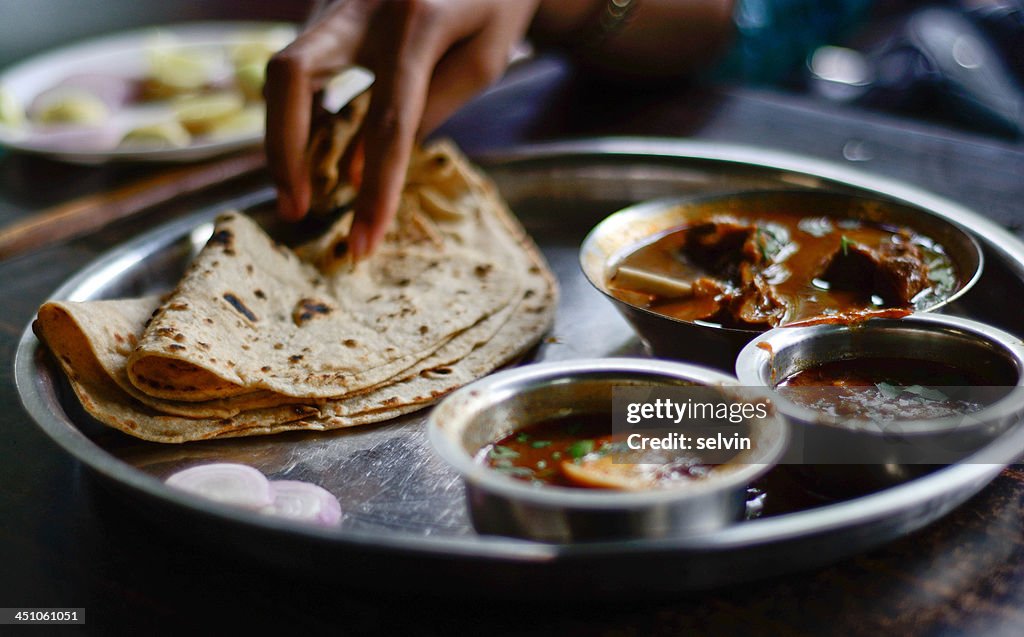 Indian thali