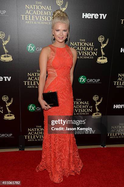 Actress Kelli Goss attends The 41st Annual Daytime Emmy Awards at The Beverly Hilton Hotel on June 22, 2014 in Beverly Hills, California.