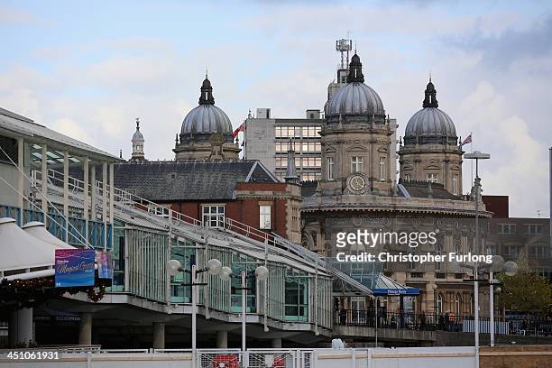 Prince's Quay shopping centre and the Hull Maritime Museum are seen after the city was announced as the 2017 UK City of Culture on November 21, 2013...