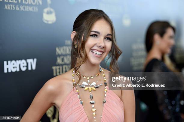 Actress Haley Pullos attends The 41st Annual Daytime Emmy Awards at The Beverly Hilton Hotel on June 22, 2014 in Beverly Hills, California.