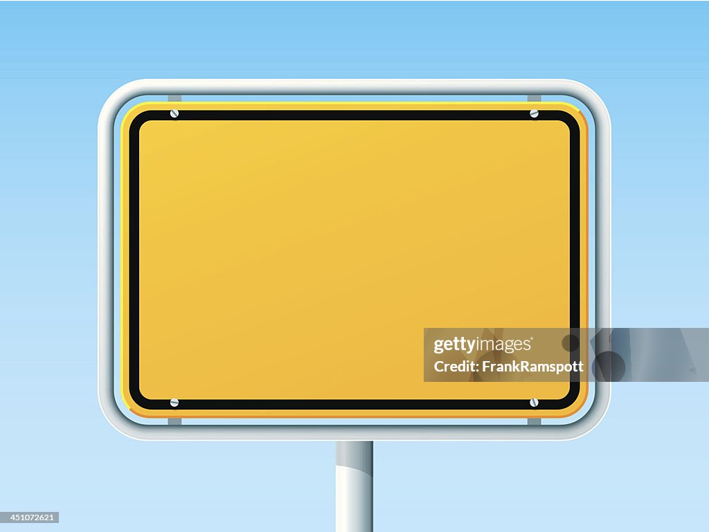 ブランクドイツ市の道路交通標識
