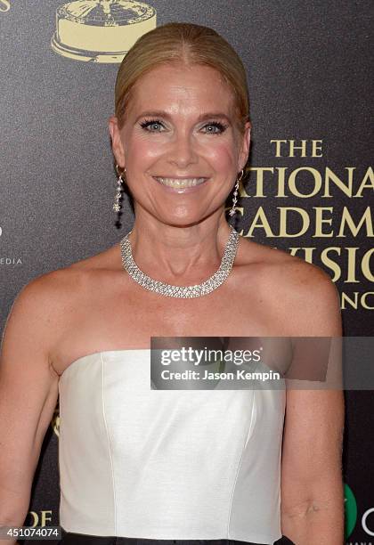 Actress Melissa Reeves attends The 41st Annual Daytime Emmy Awards at The Beverly Hilton Hotel on June 22, 2014 in Beverly Hills, California.