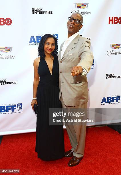 Thomas Jefferson Byrd attends "Da Sweet Blood Of Jesus" world premiere during the 2014 American Black Film Festival at Metropolitan Pavilion on June...