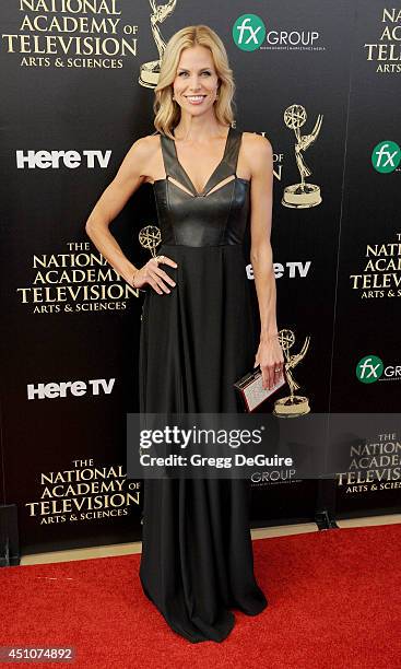 Brooke Burns arrives at the 41st Annual Daytime Emmy Awards at The Beverly Hilton Hotel on June 22, 2014 in Beverly Hills, California.