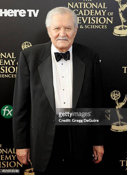Actor John Aniston arrives at the 41st Annual Daytime Emmy Awards at The Beverly Hilton Hotel on June 22, 2014 in Beverly Hills, California.