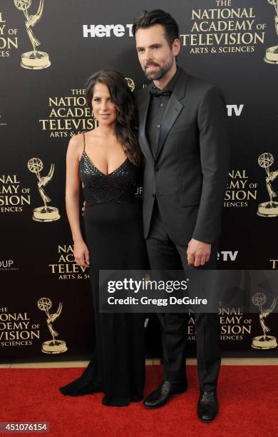 Actress Kelly Monaco arrives at the 41st Annual Daytime Emmy Awards at The Beverly Hilton Hotel on June 22, 2014 in Beverly Hills, California.