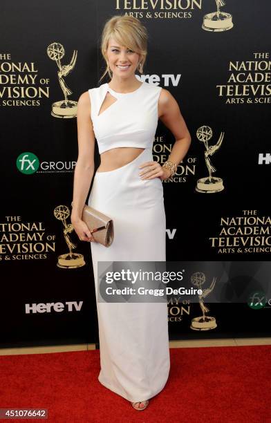 Actress Kim Matula arrives at the 41st Annual Daytime Emmy Awards at The Beverly Hilton Hotel on June 22, 2014 in Beverly Hills, California.