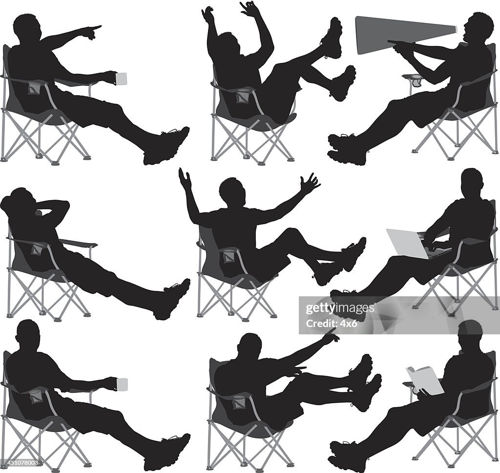 Multiple images of a man in different poses