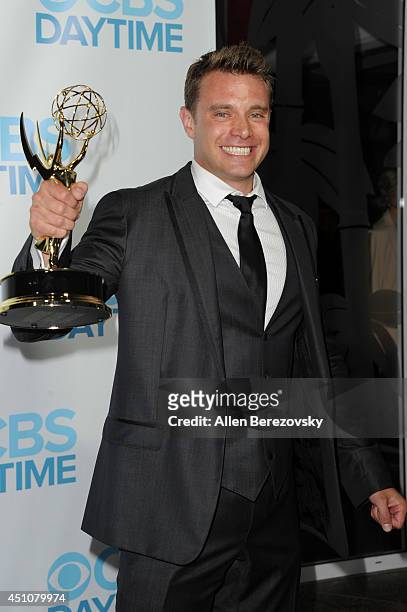 Actor Billy Miller attends the 41st Annual Daytime Emmy Awards CBS After Party at The Beverly Hilton Hotel on June 22, 2014 in Beverly Hills,...