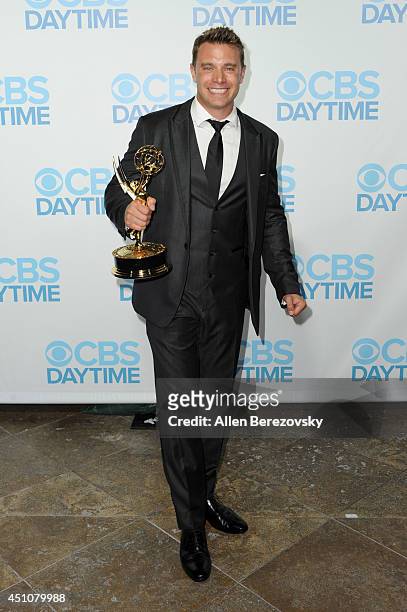 Actor Billy Miller attends the 41st Annual Daytime Emmy Awards CBS After Party at The Beverly Hilton Hotel on June 22, 2014 in Beverly Hills,...
