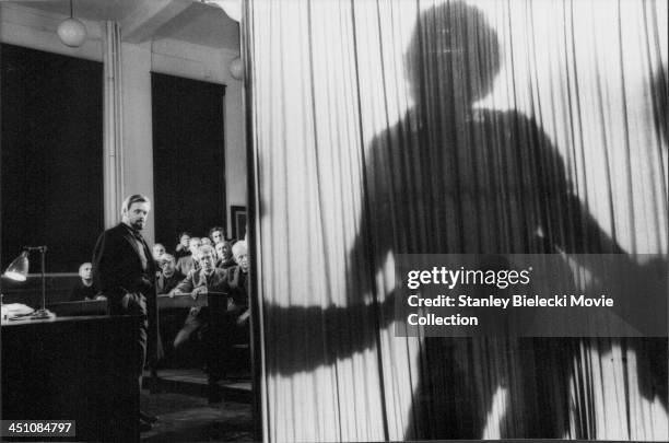 Actor Anthony Hopkins in a scene from the film 'The Elephant Man', 1980.