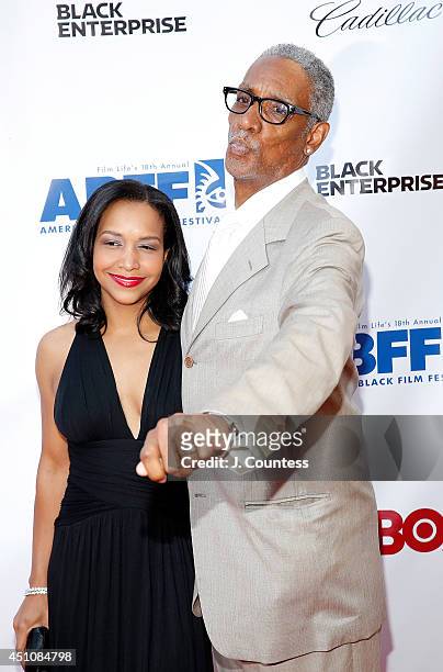 Thomas Jefferson Byrd attends "Da Sweet Blood Of Jesus" world premiere during the 2014 American Black Film Festival at SVA Theater on June 22, 2014...