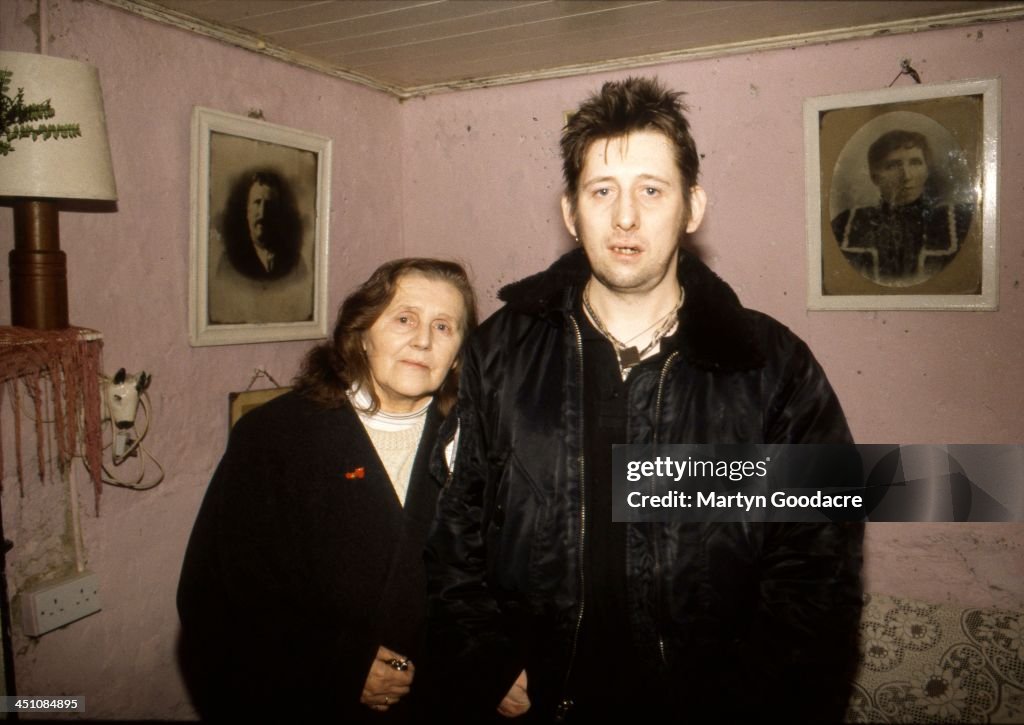 Shane MacGowan With His Mother