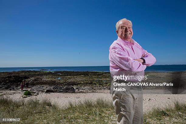 Politician and former leader of France's National Front party, Jean-Marie Le Pen is photographed for Paris Match on June 14, 2014 in Carnac, France.