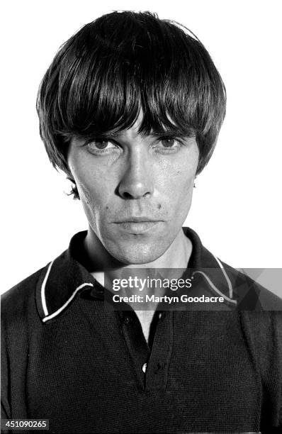 Ian Brown of The Stone Roses, solo era, portrait, London , United Kingdom, 1998.