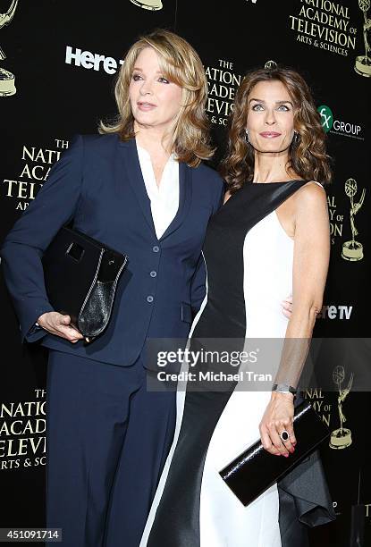 Deidre Hall and Kristian Alfonso arrive at the 41st Annual Daytime Emmy Awards held at The Beverly Hilton Hotel on June 22, 2014 in Beverly Hills,...