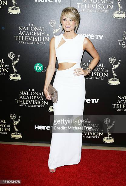 Kim Matula arrives at the 41st Annual Daytime Emmy Awards held at The Beverly Hilton Hotel on June 22, 2014 in Beverly Hills, California.