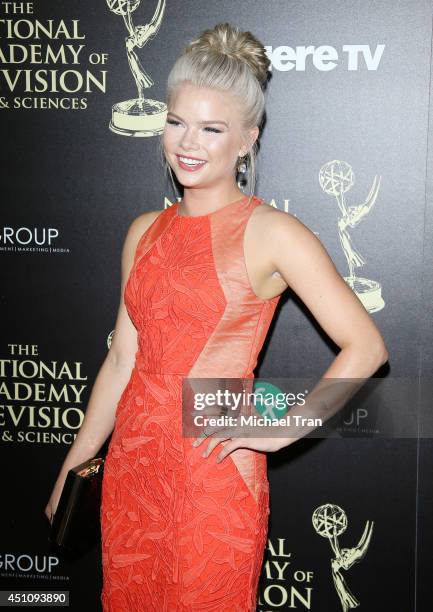 Kelli Goss arrives at the 41st Annual Daytime Emmy Awards held at The Beverly Hilton Hotel on June 22, 2014 in Beverly Hills, California.