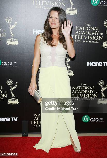 Melissa Claire Egan arrives at the 41st Annual Daytime Emmy Awards held at The Beverly Hilton Hotel on June 22, 2014 in Beverly Hills, California.