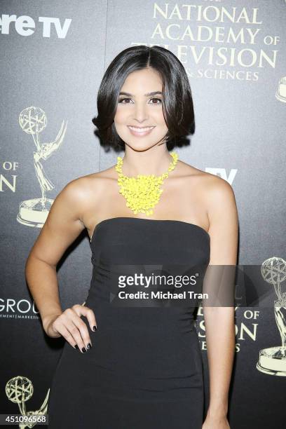 Camila Banus arrives at the 41st Annual Daytime Emmy Awards held at The Beverly Hilton Hotel on June 22, 2014 in Beverly Hills, California.