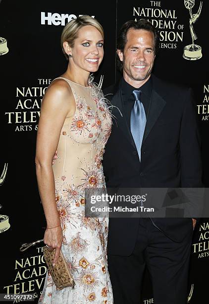 Arianne Zucker and Shawn Christian arrive at the 41st Annual Daytime Emmy Awards held at The Beverly Hilton Hotel on June 22, 2014 in Beverly Hills,...